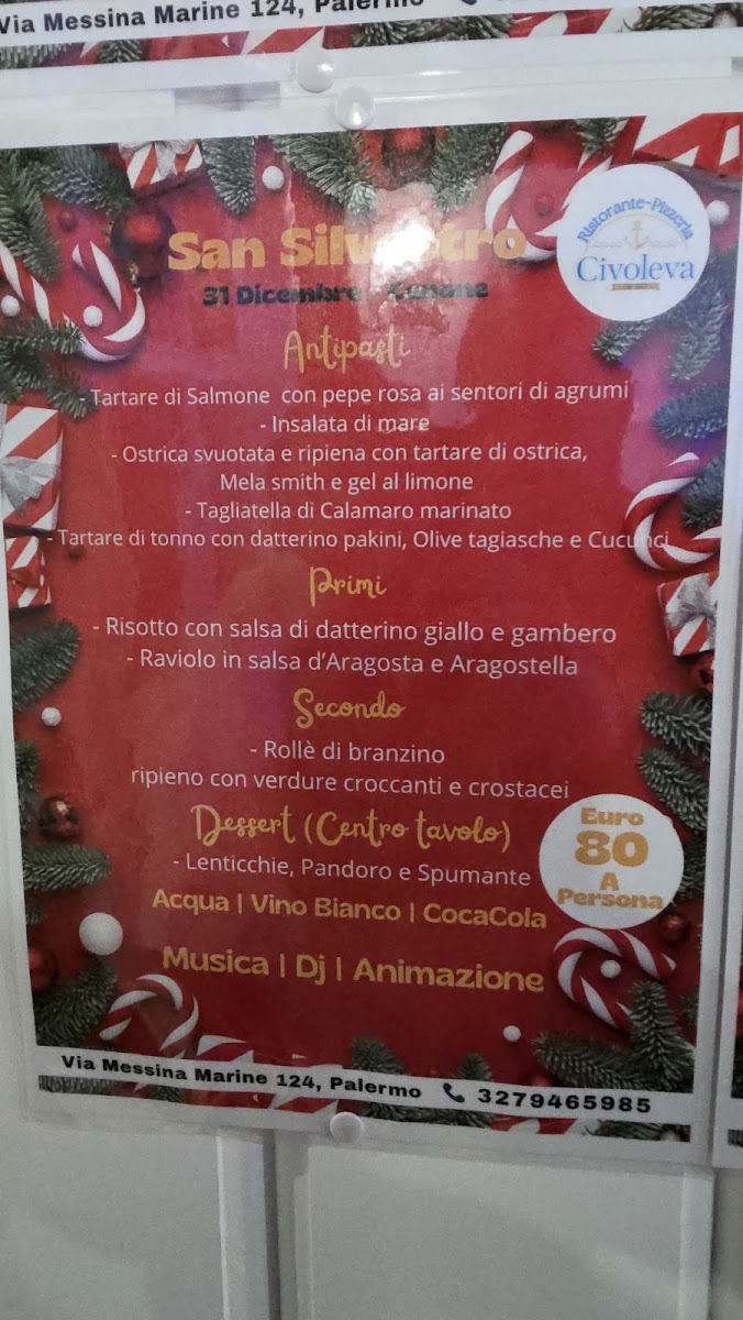 Menu Ristorante Pizzeria Civoleva-1