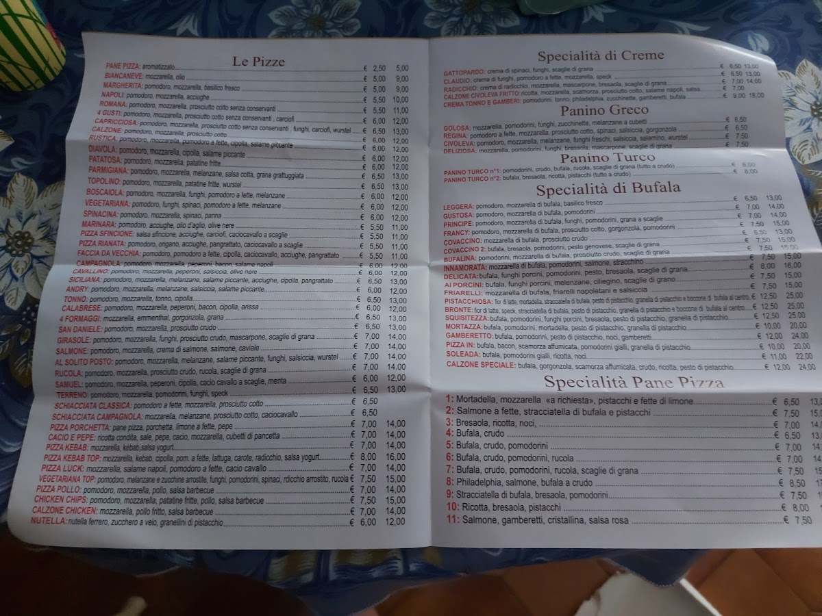 Menu Ristorante Pizzeria Civoleva-5